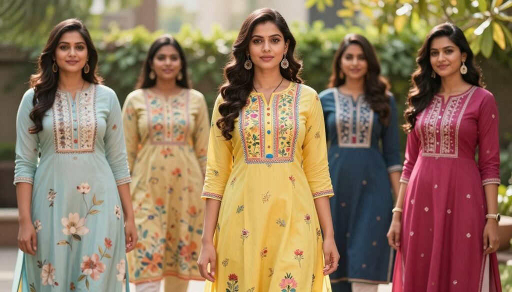 best kurti for different body types best kurti for different body types